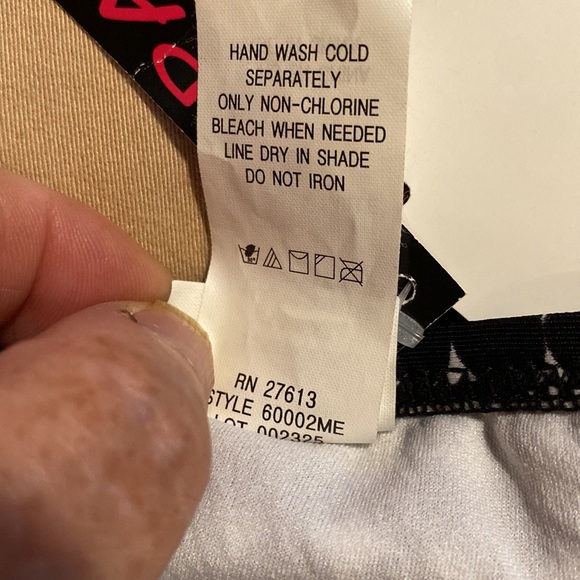 New Hot Water Separates swim suit bottoms. Size XL Black and white polka dots. - Picture 9 of 9